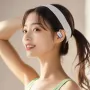RemaxOpenBuds KF01 TWS Earbuds bluetooth 5.4 Earphone 14.2mm Moving Coil 360° Surround Stereo ENC Noise Cancelling LED Digital Display White Noise Music Liquid Silicone Earhooks Sports Headphone