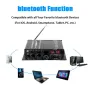 AirAux AK380 Kablosuz Amplifikatör 800W MAKSİMUM Çıkış 2.0 Kanal Hi-Fi Sınıf D bluetooth V5.0 Uzaktan Kumanda FM Anten Entegre Mini Güç Amplifikatörü Araba Ev Bar Partisi için