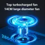 High Performance Laptop Cooling Pad with Adjustable Fan Stand Ideal for Gaming Laptops 15.6-21inch
