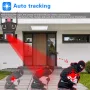 Telecamera PTZ per esterni con tripla telecamera 4MP+4MP+4MP, zoom 10X, Wi-Fi, monitoraggio automatico, audio bidirezionale, quattro obiettivi, tre schermi, telecamera di sorveglianza di sicurezza CCTV