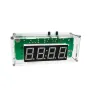 DIY Digital Clock Kit Multifunctional DS1302 USB Nixie Tube Display with Alarm Temperature Memory Brightness