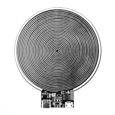 Generatore di impulsi a bassissima frequenza di onde Schumann circolari di tipo C/micro USB da 5 V CC, per migliorare il sonno