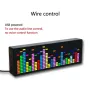Color LED Music Spectrum Electronic Clock RGB LEDs USB Voice Control Rhythm Light 1624RGB Pickup Atmosphere Level Indicator