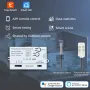 Tuya WiFi Smart Switch Temperature Humidity Dry Contact 10A AC85-265V DC7-32V App Remote Real-Time Monitoring Timer Schedule Smart Home Automation Voice Control with Alexa Google Assistant