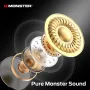 MONSTER N-Lite 208 TWS Earbuds Wireless bluetooth 5.4 Earphone 13mm Driver AAC Audio ENC Call Noise Cancelling 30H Playback Low Game Delay Semi-in-ear Sports Headphones