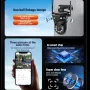 6MP Three-Lens Wireless WIFI IP Camera 360° Panoramic View 1080p Night Vision IP66 Waterproof Mobile App Controlled WiFi Surveillance Camera EU Plug