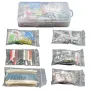 1390PCS 6 Kinds of Electronic Component Packages Resistor Electrolytic Capacitor LED Light-emitting Diode Triode Ceramic Chip Capacitor Package