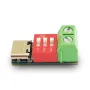 USB-C PD Trigger Board Module PDSink PD Decoy QC PD Fast Charging Test Board Adjustable Voltage 5~20V Dial Code Adjustment