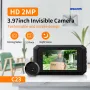 C23 1080P Smart Digital Doorbell Concealed Viewer 3.97 inch Screen 125° Doorbell Camera with Night Vision Electronic Peeping Door Bell