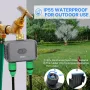 Tuya bluetooth Smart Garden Sprinkler Water Timer by 2 Way Rain Delay Filter Washer Programmable and Automatic Irrigation Controller for Garden Sprinkler Agriculture Forestry Valve