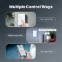 MoesHouse Tuya Smart WiFi Light Switch US Plug 1/2/3/4 Gang Glass Touch Panel APP Remote Control Timing Function Voice Control with Alexa Google Assistant