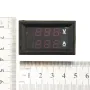 10pcs nMini Digital Voltmeter Ammeter DC 100V 10A Voltmeter Current Meter Tester Blue+Red Dual LED Display
