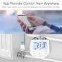 MoesHouse Tuya TV01 ZigBee3.0 Válvula Atuadora de Radiador Termostato Inteligente Controlador de Temperatura Sensor Externo TRV Controle de Voz Alexa Google Assistant