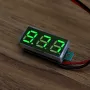 10pcs 0.28 Inch Two-wire 2.5-30V Digital Green Display DC Voltmeter Adjustable Voltage Meter