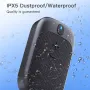 WS11 Mini Giyilebilir bluetooth 5.4 Hoparlör HD Neodimyum Tam Aralıklı Hoparlör 18H Oynatma IPX5 Su Geçirmez Eller Serbest Arama Açık Hava Kablosuz Mıknatıs Hoparlörler ile Açık Hava Bisiklet Hoparlörü
