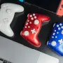 PB TAILS CRUSH Wireless Game Controller for Switch/Windows/Android/iOS Built-in Hall Trigger Trubo Function RGB bluetooth Joystick Gamepad