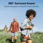 Tribit StormBox 2 bluetooth Hoparlör Taşınabilir Hoparlör Çift 48mm Tam Aralıklı Sürücüler 360¡ã Surround Ses Derin Bas TWS Eşleştirme 24 Saat Oynatma Süresi IPX7 Su Geçirmez Açık Hava Kablosuz Hoparlör
