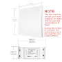 Mouehouse RF433 Smart Light Switch Timer RF Remote Control Supports Encoding 1527