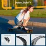 Blitzrock CT3 Pro Open Ear Earphone Air Conduction Earhook Rich Balanced Sound AI ENC 4 Mics Clear Calls 40H Playtime App Control IPX5 Waterproof Sports Headphones
