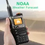 Quansheng UV-K58 5W Walkie Talkie Air Band Rádio UHF VHF DTMF FM Scrambler NOAA Tipo-C Carregamento Frequência Sem Fio Rádio Portátil Bidirecional