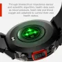 Bakeey 1.45 inch HD Screen Built-in Flashlight bluetooth Call Heart Rate Blood Pressure Blood Oxygen Monitor Breathing Training Sleep Monitoring Multi-sport Modes Music Playback IP67 Waterproof Smart Watch