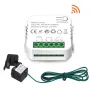 Ewelink WiFi Smart Energy Meter 70A+10A Clamp Sensor Real-Time Monitoring 6-Month Data Log Smart Home Automation Power Energy Savings App Voice Control with Alexa Google IFTTT