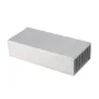 Dense Teeth Heat Sink 69*37*150mm Aluminum Heat Sink LED Heat Sink Aluminum Block Compact Teeth 24 Fin Radiator for IC Module PC Computer LED PCB