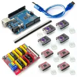 3D Printer Kit CNC Shield V3 V4 Engraving Machine Kit NANO Improved Version 4988 Driver