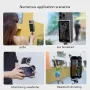 Magnetic Selfie Monitor Screen for Smartphone Rear Camera High-Resolution Display Wireless Connection Portable Design 3.97 Inches for iOS Phone Android