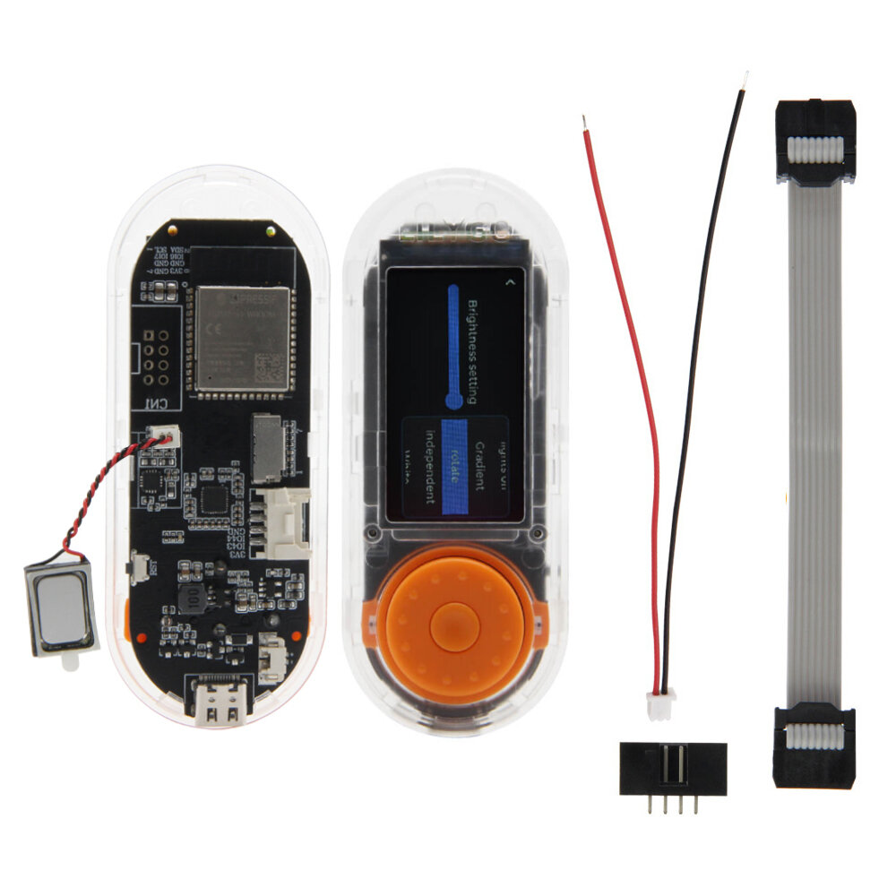 Transparent Housing + Orange Button (without base)K208