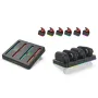 DOBE TNS-3160 Switch2 4-Controller Charging Dock RGB Lighting Wall Mountable Gaming Accessories with Buzzer Alert