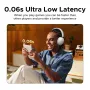 UGreen HiTune Max2 bluetooth 5.4 Headset Noise Cancelling Headphone 40mm Driver AAC Audio AI Call Noise Reduction 80H Playback Comfortable Earmuffs Portable Headphones with Mic
