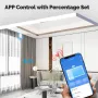 MOES Tuya BLE ZigBe Smart Electric Curtain Robot Timing Auto Opener Closer Light Sensor App Remote Control Support Alexa Google Home