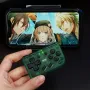 IINE Mini Retro Ananke Game Controller with Turbo function & Interchangeable Joystick and D-pad Multi-platform Semi-transparent Gamepad for Switch PC Android