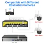 Hiseeu 48V 8/16CH POE Ports Switch Ethernet 10/100Mbps IEEE 802.3 af at for IP Camera CCTV Security Camera System/Wireless AP ft EU Plug