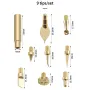 Toaiot Heat Insert Nut Iron Tip Hot Melt Heat Set Insert Tool Soldering Iron Tip 3D Printing Modify Finishing Brass Thread Embed
