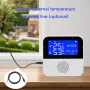 Tuya WiFi Smart Temperature Humidity Sensor Indoor Thermometer Hygrometer Meter with LCD Display Screen Detector APP Remote Monitoring Support Alexa Google Home