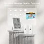 Tuya WiFi+RF433 Temperature & Humidity Sensor Sets Screen Display Monitor Main Sub devices Kits Works With Alexa Google Home