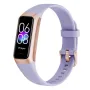 C60 1.1inch AMOLED Display Heart Rate Blood Pressure Blood Oxygen Monitor Body Temperature Record Sleep Monitoring Multi-sport Modes Music Playback 3ATM Waterproof Smart Watch