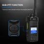 Retevis Ailunce HA1UV 5W Walkie Talkie IP67 Waterproof 2800mAh Rechargeable Long Range Dual Band Two-Way Radio Sub-PTT Ham Radio