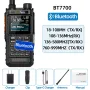 BinTolk BT7700 Walkie Talkie Multi Band Wireless Bluetooth Phone Programming Noise Reduction AM FM Type-C Charging Ham Radio for Outdoor Camping