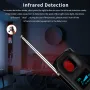 T03 Multi-function Display Hidden Cameras GPS Tracker Detector 1MHz-6.5GHz Frequency Range 450mAh Battery Type-C Interface Portable Security Device