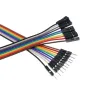 20cm 30cm 10pin Double-end Alligator Clips Jump Wire Male Female Crocodile Clip Test Lead Jumper Wire Line Cable Connection