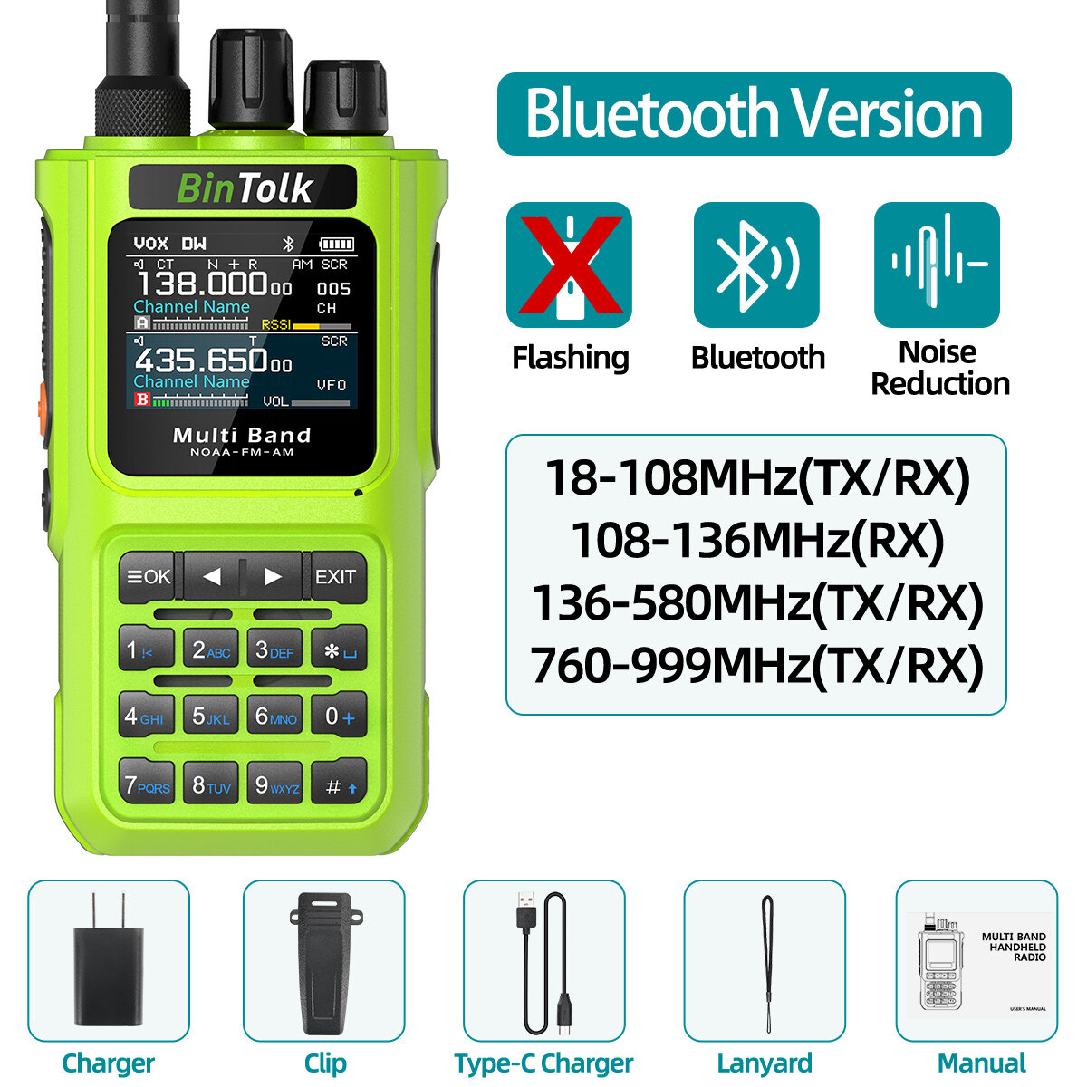 Green+bluetooth