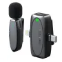 VIMAI AP006 Wireless Lavalier Microphone Smart Noise Cancelling Mic 50m Range 6H Battery Life USB-C/iP Interface Compatible for iPhone Android Camera Live Streaming Recording