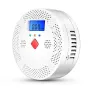 Tuya WiFi Smart Carbon Monoxide Detector Alarm 85dB Sound Warning LCD Digital Display Home Indoor CO Poisoning Siren