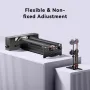 [EU/US Direct]LONGER Roller Kit 360° Rotary Engraving Accessory Height Adjustable Wide Compatibility for Cylindrical Objects and Extended Plate Engravings Laser Engraving Machines High Precision Tools