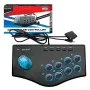 NJP308 USB Arcade Fight Stick Streets Fighting Joystick Gamepad Controller for PS3 PC Android USB PC Streets Fighter Arcade Game Plug and Play