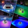 Wireless Solar Powered Pool Thermometer IP68 Waterproof RGB Ambient Light Temperature Display Smart Timer Child Lock 2200mAh Battery Smart Home Automation Solar Energy Savings Device
