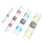 50PCS Solder Seal Wire Connectors Waterproof Heat Shrink Butt Connectors Electrical Wire Terminals Insulated Butt Splices